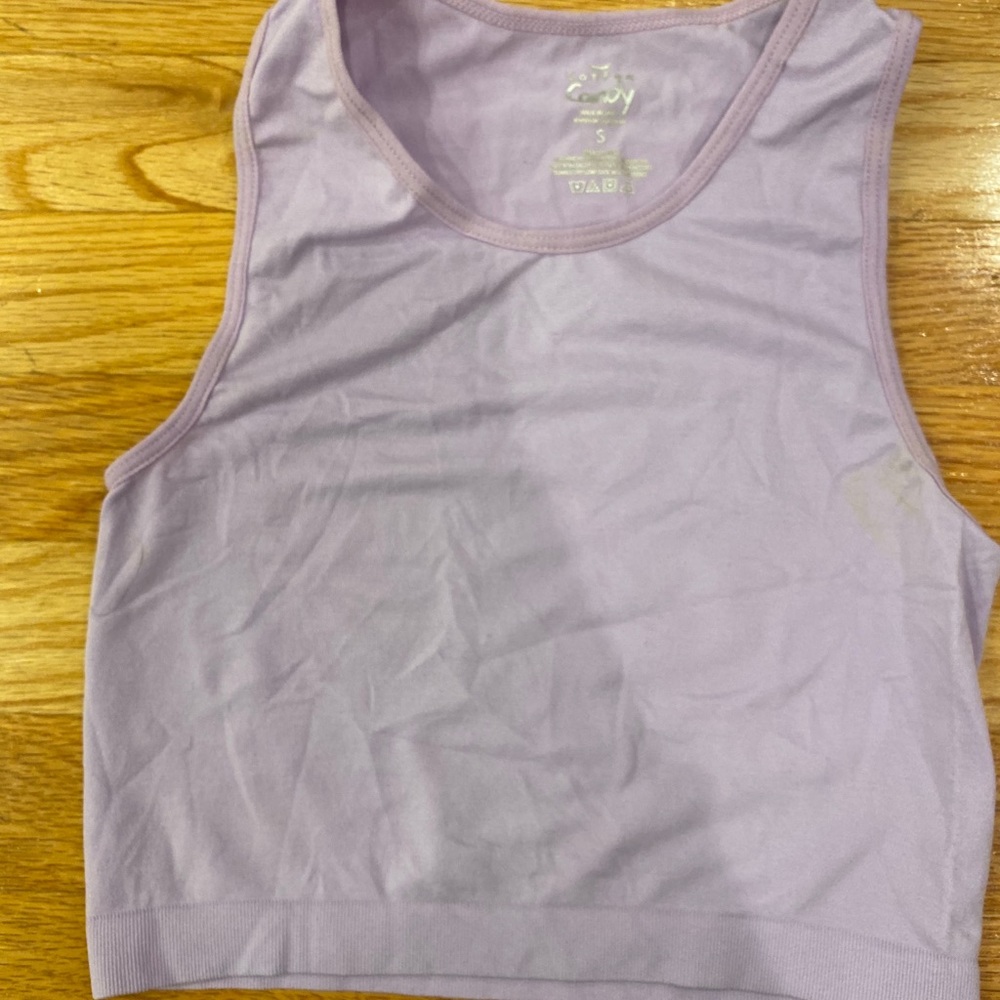 Super stretchy cropped workout tank